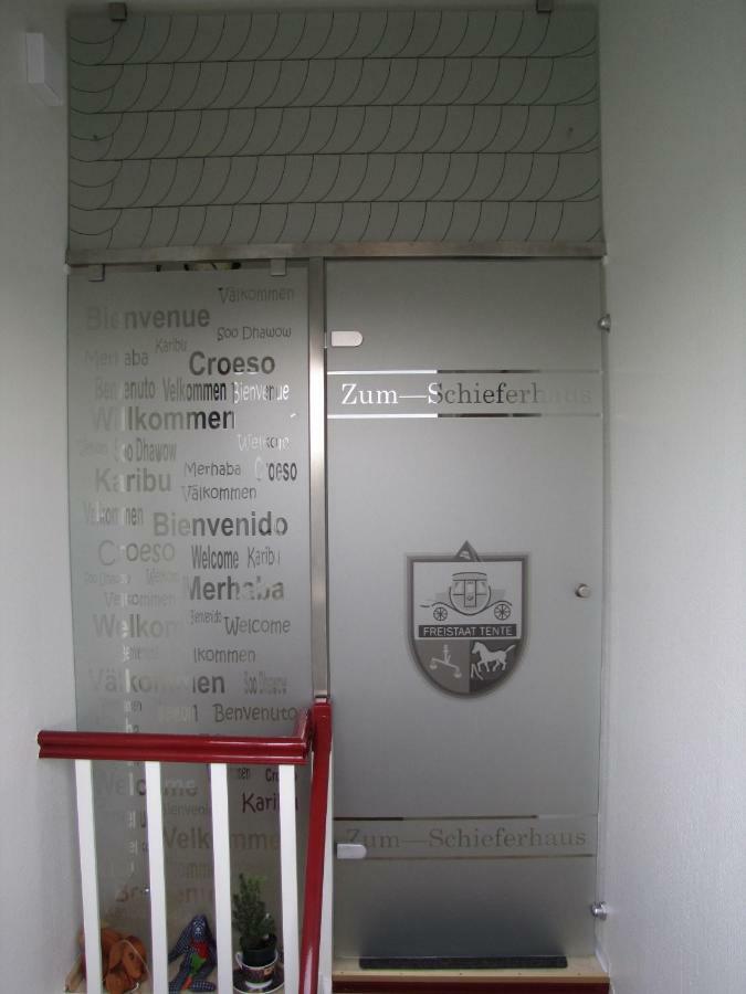 Zum Schieferhaus Apartamento Wermelskirchen Exterior foto